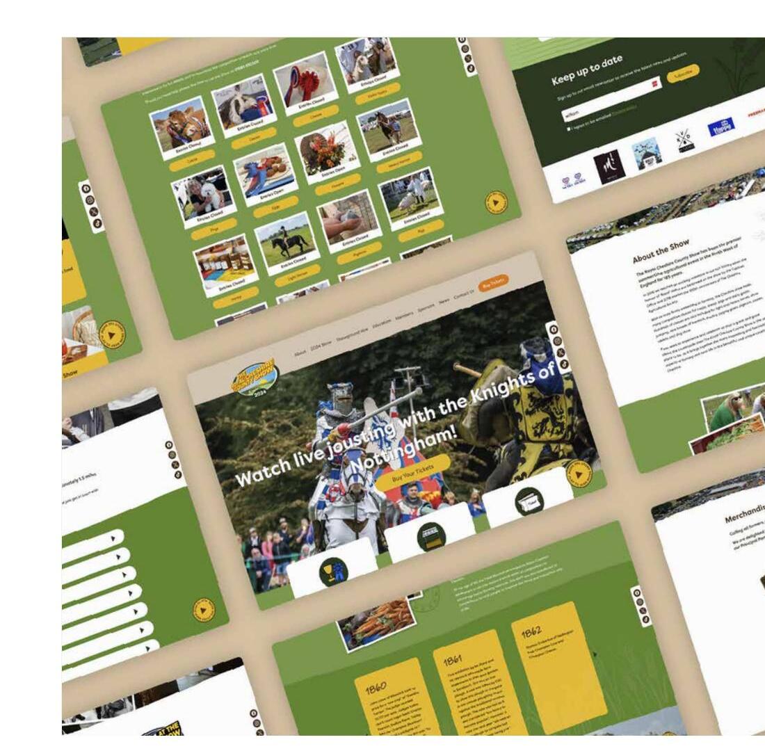 Royal Cheshire County Show project work